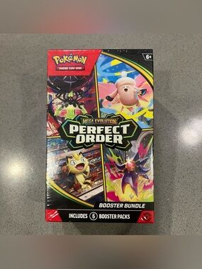 NEW Pokemon Mega Evolution Perfect Order Booster Bundle Box Sealed 2026-512